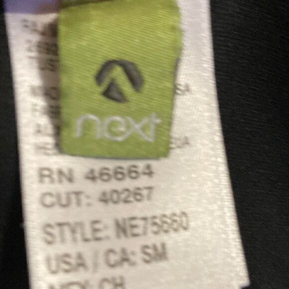 Next Malibu Surf One Piece Black/White Zebra Print Swimsuit Size S/M Like New - Picture 6 of 11